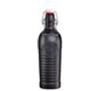 Bouteille Officina 1.2l Anthracite Design Industriel, Grande Capacité, Verre Durable - Bormioli