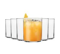 Bormioli Rocco 12 Piece Aere Boire Tumbler Lunettes Set - Gobelets Style Contemporain pour l'eau, jus, Whisky - 280ml