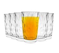 BORMIOLI ROCCO 12X Diamant HighBall Lunettes Diplômé Tumblers 470ml Clear