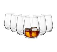 Bormioli Rocco – Gobelets Electra 38 cl – Verre cristallin transparent – Boîte de 6