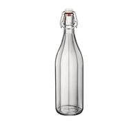 BORMIOLI ROCCO 390850MBA321990 Bormioli - Bouteille Oxford 1 L, Verre, Transparente, 8,9 x 30,6 cm