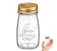 Bormioli Rocco 4 Saisons Petite Bouteille avec Capsule en Verre Transparent, 31 x 24 x 18 cm