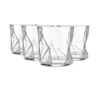BORMIOLI ROCCO 4X CASSIOPEA Verres de Whisky Water Old Fashioned 330ml Clear