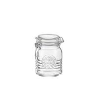 Bormioli Rocco 540637MTV121990 Lot de 6 bocaux à couvercle basculant, Verre, transparent, 22.25 oz