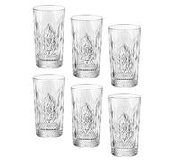 Bormioli Rocco 666219 Stone Lot de 6 verres à long drink 49 cl Transparent