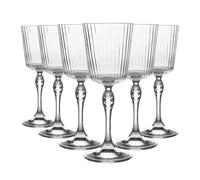 Bormioli Rocco 6x America '20s Cocktail Lunettes Cocktail Vin 250ml Clear