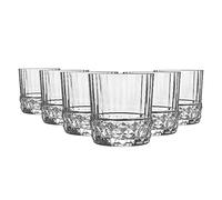 Bormioli Rocco 6X Clear 370ml America '20s Verres de Whisky' 20s - Vintage Art Deco Scoch Whisky Tumblers