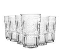 BORMIOLI ROCCO 6X Verres d'eau romantique de style Vintage Tumbler 305ml Clear