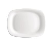 Bormioli Rocco Assiette 34 x 24 cm Parme Blanc, Verre