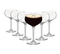 Bormioli Rocco Bartender Espresso Greames Martini - Verres de Sauce à vin Smoking Smokling Italien - 305ml - Effacer - Paquet de 6