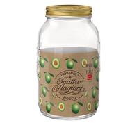 Bormioli Rocco BOR1299 4 Seasons Jar with Capsules, 3.8 kg, Glass