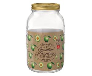 Bormioli Rocco BOR1299 4 Seasons Jar with Capsules, 3.8 kg, Glass