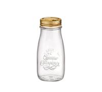 Bormioli Rocco - Bouteille pour jus de Fruits 40 vec Bouchon - Inscription Quattro Stagioni (français Non Garanti)