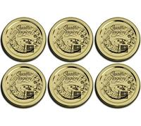 Bormioli Lot de 100 bouchons Capsule quatre saisons 70 mm Bocal Conserve Bouchon