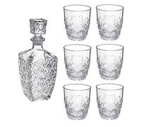 Bormioli Rocco Dedalo Glass Decanter 800 ML 6 Glasses 260 ML