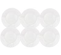 Bormioli Rocco EBRO Lot de 6 assiettes à dessert en verre trempé opale 20 cm