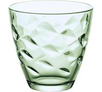 Bormioli Rocco Flora Lot de 36 Verres à Eau en Verre de Couleur Verte, 26 cl