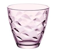 Bormioli Rocco Flora Lot de 6 Verres à Eau en Verre de Couleur Rose 26 cl