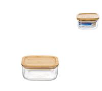 Bormioli Rocco Frigoverre Quadra, Bouchon En Bambou 10 X 10 Cm