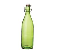 Bormioli Rocco Giara Bouteille en verre avec couvercle pivotant Vert