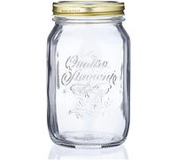 BORMIOLI ROCCO Lot de 6 bocaux de conservation Quattro Stagioni - Blanc - 1 l