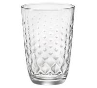 Bormioli Rocco Lot de 6 verres à eau avec 283,5 gram et 382,7 gram - Nice Motif Ensemble de verres à eau 13.25 oz claire
