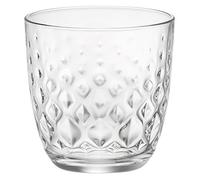 Bormioli Rocco Lot de 6 verres à eau avec 283,5 gram et 382,7 gram - Nice Motif Ensemble de verres à eau 10 oz claire