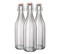 Bormioli Rocco Oxford Effacer vin de Table au Service des Bouteilles d'eau - 1000 ML - Lot de 3