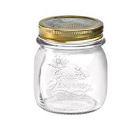 BORMIOLI ROCCO Quattro Stagion Lot de bocaux en verre avec couvercles à visser 5473642942444 Jar Size: 250ml