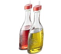 Bormioli Rocco Quattro Stagioni Ensemble de 2 bouteilles pour huile d'olive et vinaigre