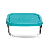 Bormioli Rocco Récipient pour Nourriture Carré Boîte 0,75 L Bleu, Clair 1 Pièces