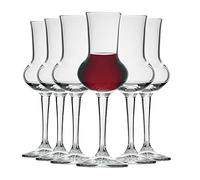 Bormioli Rocco Restaurant Grappa Liqueur en Verre avec Tige - 80ml - Paquet de 6