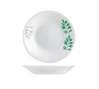 Bormioli rocco set 6 piatti opale botanica verde fondo cm23