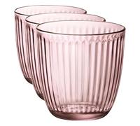 Bormioli Rocco & Siglio- Line Water Glass, Multi-Colour, BOR1238, Pack of 6 (Lot de 3)