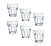 Bormioli Rock Bar Panier Verres, Verre, Transparent, 33,8 x 22,1 x 11,5 cm, 6 unités