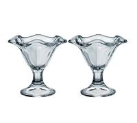 Bormioli Set de 2 Coupes à Glace en Verre Primavera, 24 Cl