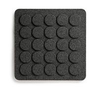 Born In Sweden Dessous de casserole carré Dots 20x20 cm Noir