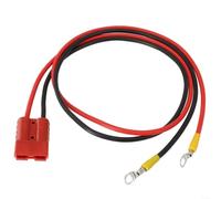 Borne à anneau 50 A vers M8 pour câble de batterie, charge robuste 10 AWG pour chariot élévateur électrique, panneau solaire, connexion électrique EV (30 cm) (100 cm)