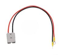 Borne à anneau M8 pour câble de batterie 50 A 12 AWG rouge noir anneau M8 | Noyau en cuivre pur, courant élevé 50 A, faible résistance, transfert de puissance efficace, charge sûre
