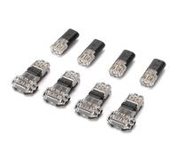 Borne à connexion rapide T2, connecteur de fil perçage sans soudure et bande for l'éclairage, lame en laiton, 10 paquets Barrette de connexion