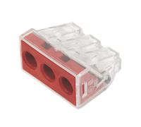Borne à poussoir 3 broches Wago 41A, lot de 50