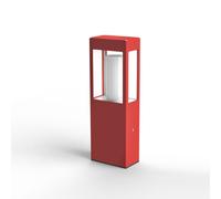 Borne Brick² N°2 Classe 3 Diffuseur clair Rouge 110 - PRADIER 108017110