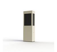 Borne Brick² N°2 Classe 3 Diffuseur PMMA noir Sable 053 - PRADIER 108018053