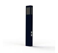 Borne Brick² N°4 PMMA noir prise Bleu acier 065 - PRADIER 108012065