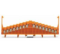 Borne collectrice de potentiel WAGO 727-126 7.62 mm ressort de traction orange 25 pc(s)