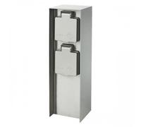 Borne d'alimentation extérieure inox - 2 x 2P+T - IP44 PHILIPS