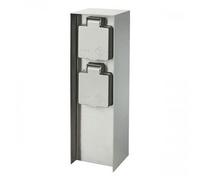 Borne D'alimentation Extérieure Inox - 2 X 2p+T - Ip44 Philips Multicolore