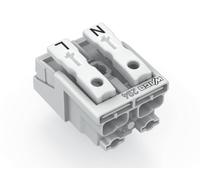Borne de branchement secteur WAGO 294-4022 flexible: - rigide: 0.5-1.5 mm² Nombre de pôles: 2 blanc 1000 pc(s)