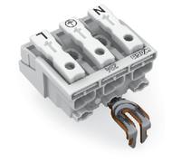 Borne de branchement secteur WAGO 294-4253 flexible: - rigide: 0.5-1.5 mm² Nombre de pôles: 3 blanc 500 pc(s)