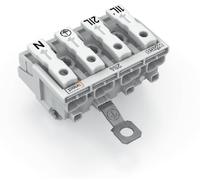 Borne de branchement secteur WAGO 294-8424 flexible: - rigide: 0.5-2.5 mm² Nombre de pôles: 4 blanc 500 pc(s)